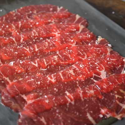 Carpaccio de vaca