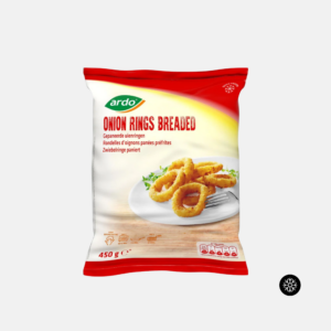 Aros de cebolla empanados